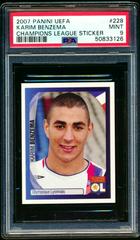 Karim Benzema Soccer Cards 2007 Panini UEFA Champions League Sticker Prices