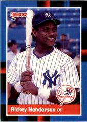 Rickey Henderson #277 Baseball Cards 1988 Donruss Prices