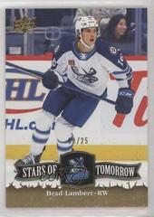 Brad Lambert [Gold] Hockey Cards 2022 Upper Deck AHL Stars of Tomorrow Prices