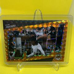 Eloy Jimenez [Orange Fluorescent] #BG-15 Baseball Cards 2022 Panini Mosaic Bang Prices