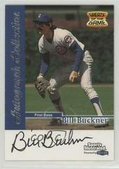 Bill Buckner Baseball Cards 1999 Sports Illustrated Greats of the Game Autographs Prices