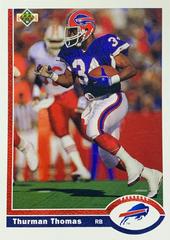 Thurman Thomas #356 Football Cards 1991 Upper Deck Prices