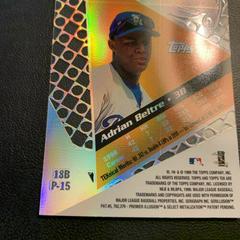 Adrian Beltre [Pattern 15] #18B Baseball Cards 1999 Topps Tek Prices