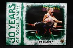 Lex Luger [Green] #RR-6 Wrestling Cards 2018 Topps WWE Undisputed 30 Years of Royal Rumble Prices