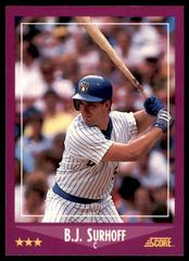 B.J. Surhoff #22 Baseball Cards 1988 Score Prices