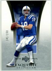 Peyton Manning #19 Football Cards 2005 Upper Deck Exquisite Collection Prices