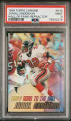 Jamal Anderson [Refractor] Football Cards 1999 Topps Chrome Hall of Fame Prices