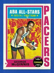 George McGinnis #220 Basketball Cards 1974 Topps Prices