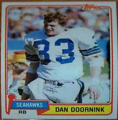 Dan Doornink #48 Football Cards 1981 Topps Prices