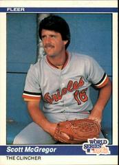 Scott McGregor #646 Baseball Cards 1984 Fleer Prices