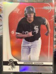 Andrew Vaughn [Red Refractor] #BPR-22 Baseball Cards 2020 Bowman Sterling Prices