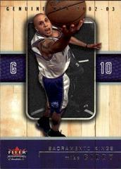 Mike Bibby Basketball Cards 2002 Fleer Authentix Game of the Week Ripped Prices