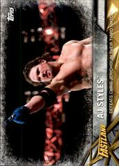 AJ Styles Wrestling Cards 2017 Topps WWE Road To Wrestlemania Prices
