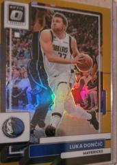 Luka Doncic [Gold] #160 Basketball Cards 2022 Panini Donruss Optic Prices