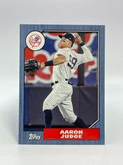 Aaron Judge [Blue] #78B-44 Baseball Cards 2022 Topps Mini 1987 Prices