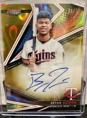 Bryan Acuna [Gold Lava] Baseball Cards 2022 Bowman's Best of Autographs Prices