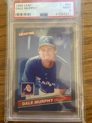Dale Murphy #60 Baseball Cards 1986 Leaf Prices