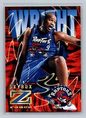 Sharone Wright [Z Cling] #88 Basketball Cards 1996 Skybox Z Force Prices