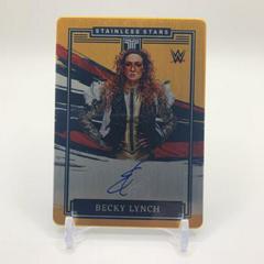 Becky Lynch [Gold] Wrestling Cards 2022 Panini Impeccable WWE Stainless Stars Autographs Prices