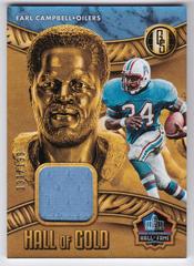 Earl Campbell #HOG-ECA Football Cards 2022 Panini Gold Standard Hall of Threads Prices