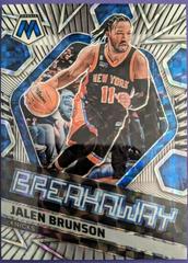 Jalen Brunson [White] #14 Basketball Cards 2022 Panini Mosaic Breakaway Prices