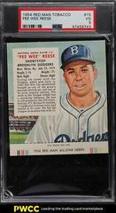 Pee Wee Reese #15 Baseball Cards 1954 Red Man Tobacco Prices