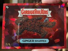 GINGER Snapped [Red Refractor] #187a 2022 Garbage Pail Kids Chrome Prices