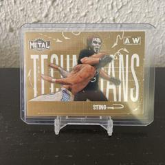 Sting [Gold] #TN-37 Wrestling Cards 2022 SkyBox Metal Universe AEW Technicians Prices