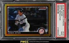 Derek Jeter [Gold Refractor] Baseball Cards 2010 Bowman Chrome Prices