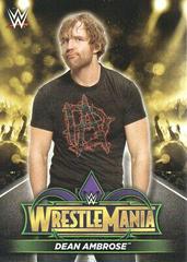 Dean Ambrose Wrestling Cards 2018 Topps WWE Road To Wrestlemania 34 Roster Prices