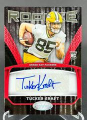 Tucker Kraft [Red Etch] #RS-9 Football Cards 2023 Panini Certified Rookie Signatures Prices