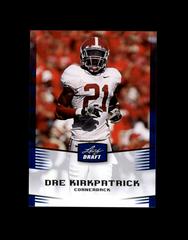 Dre Kirkpatrick #17 Football Cards 2012 Leaf Draft Prices