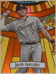 Jacob Gonzalez [Orange] #BG-8 Baseball Cards 2023 Bowman Draft Glass Prices