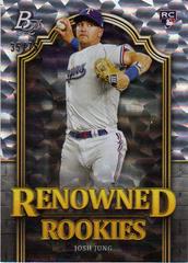 Josh Jung [Ice] #RR-15 Baseball Cards 2023 Bowman Platinum Renowned Rookies Prices