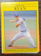 Nolan Ryan Baseball Cards 1991 Fleer Prices