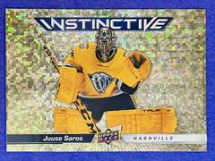 Juuse Saros [Gold Sparkle] #IN-4 Hockey Cards 2023 Upper Deck Instinctive Prices
