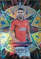 Casemiro [Orange] #9 Soccer Cards 2023 Panini Prizm Premier League Kaleidoscopic Prices