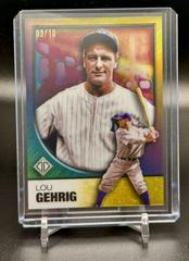 Lou Gehrig [Gold Refractor] #13 Baseball Cards 2023 Topps Transcendent Prices