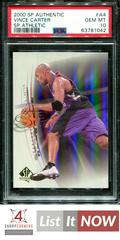 Vince Carter Basketball Cards 2000 SP Authentic SP Athletic Prices