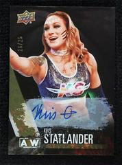 Kris Statlander [Pyro Autograph] #2 Wrestling Cards 2021 Upper Deck AEW Prices