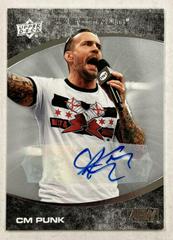 CM Punk [Autograph] #17 Wrestling Cards 2021 Upper Deck AEW Spectrum Prices