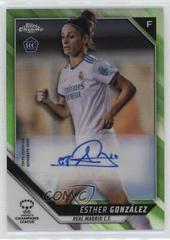 Esther Gonzalez [Neon Green Refractor] Soccer Cards 2021 Topps Chrome UEFA Women’s Champions League Autographs Prices