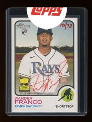 Wander Franco [Special Edition Red Ink] #ROA-WF Baseball Cards 2022 Topps Heritage Real One Autographs Prices