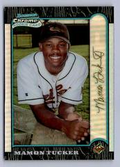 Mamon Tucker [Refractor] #144 Baseball Cards 1999 Bowman Chrome Gold Prices