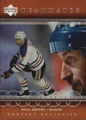 Paul Coffey #63 Hockey Cards 1999 Upper Deck Gretzky Exclusives Prices