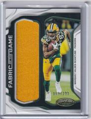 Marquez Valdes Scantling #FG-MV Football Cards 2019 Panini Certified Fabric of the Game Prices