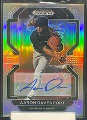 Aaron Davenport Baseball Cards 2022 Panini Prizm Draft Picks Autographs Prices