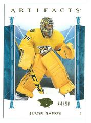 Juuse Saros [Yellow] Hockey Cards 2022 Upper Deck Artifacts Prices