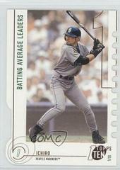 Ichiro #52 Baseball Cards 2002 Topps Ten Prices