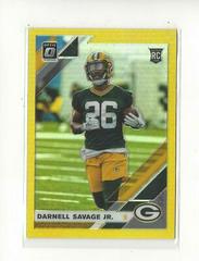 Darnell Savage Jr. [Gold] Football Cards 2019 Donruss Optic Prices